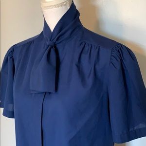Vintage Lightweight Blue Blouse